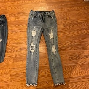 Ripped Hole Judy Blue Jeans